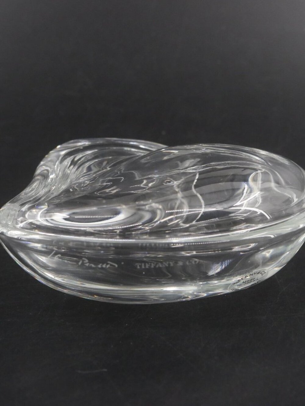 Tiffany & Co. Elsa Peretti Open Heart Crystal in Box